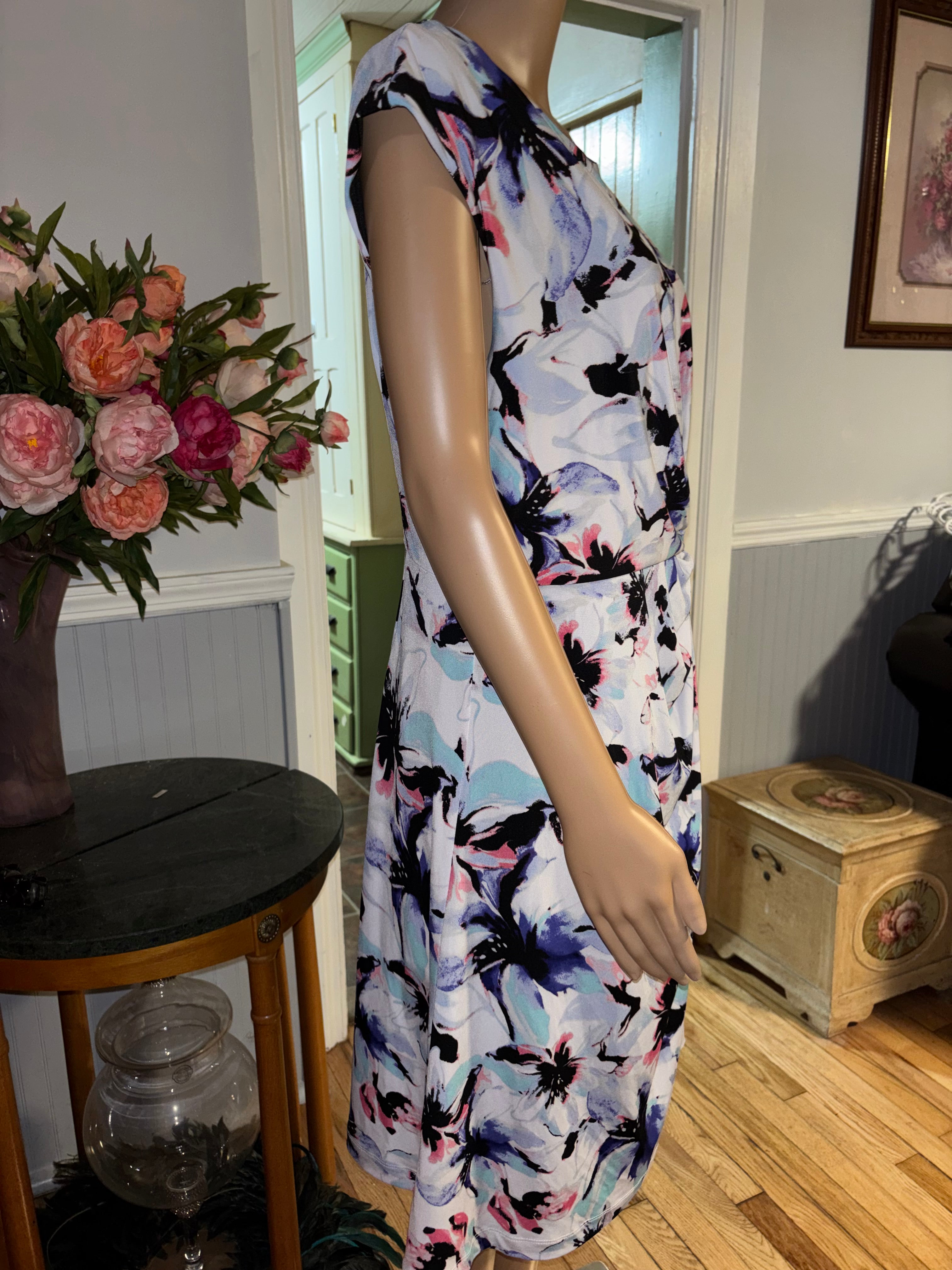 212 Collection Floral Dress XL